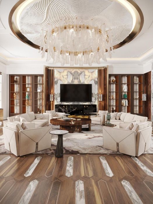 Projects - Interior Design Of Houses - House 600 Sq.m. - A photo  1