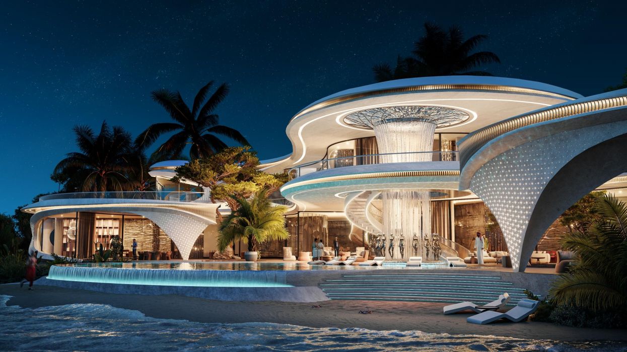 Projects - House Projects - House On A Private Island In Dubai 8200 Sq M. - A photo  1