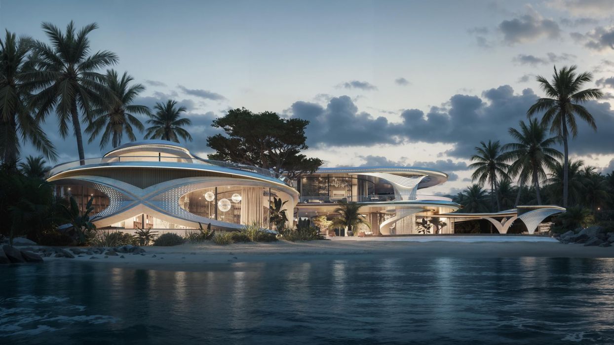 Projects - House Projects - House On A Private Island In Dubai 8200 Sq M. - A photo  4